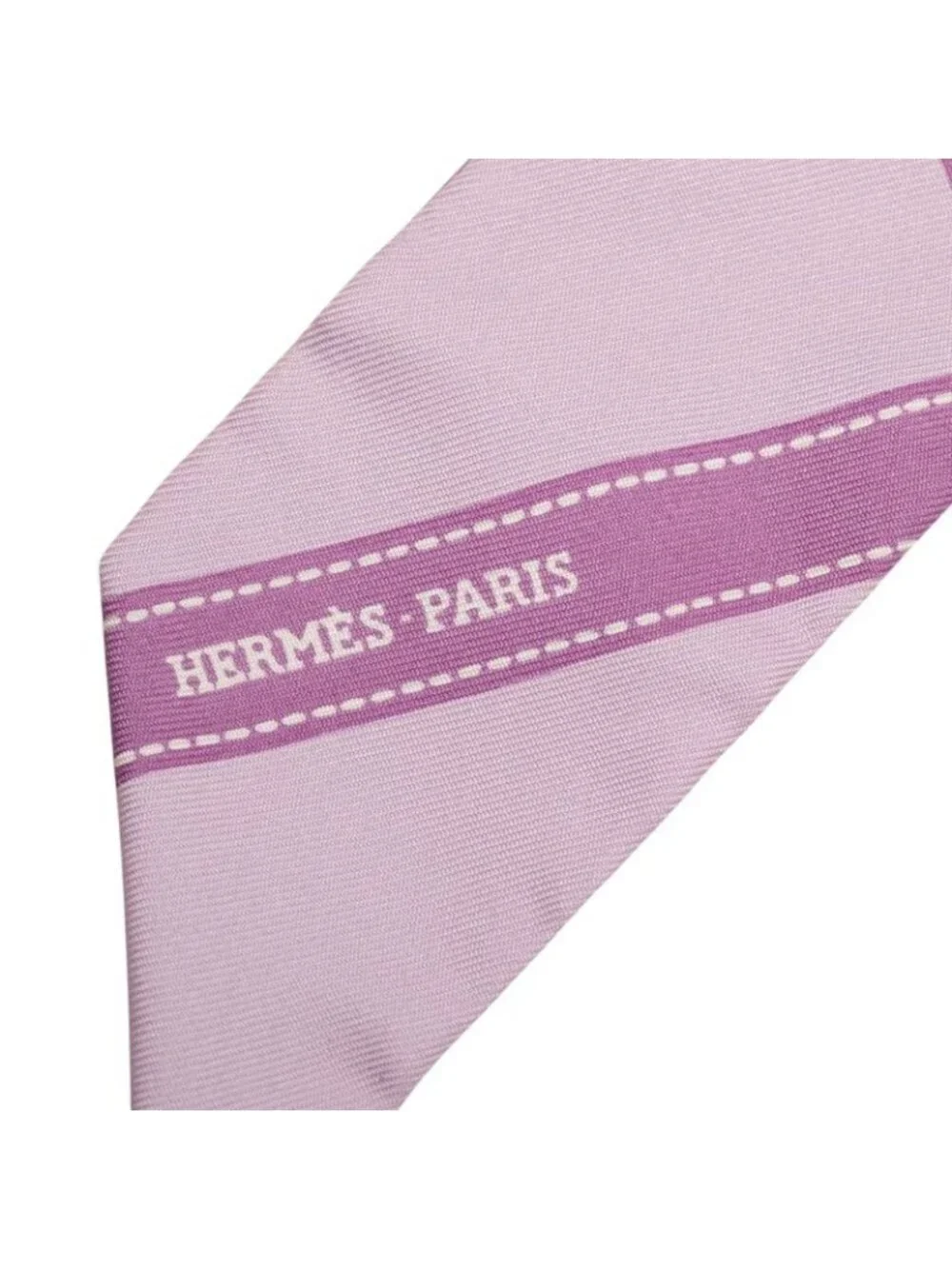Hermes Twilly Bolduc Scarf Purple Silk